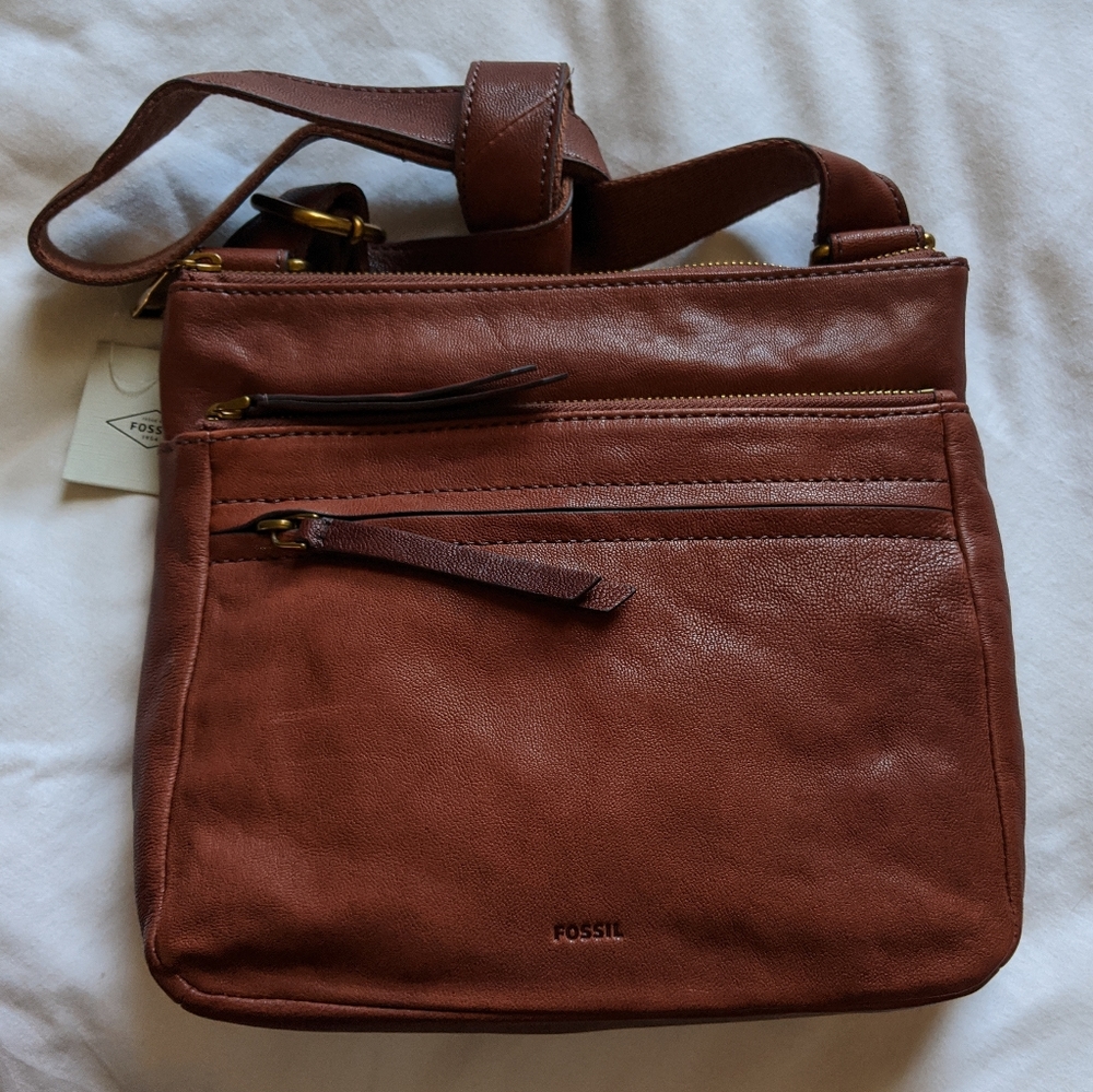 Fossil Corey Crossbody in Brown